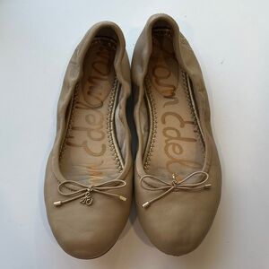 Sz9 Sam Edelman Felicia Beige Ballet Flats